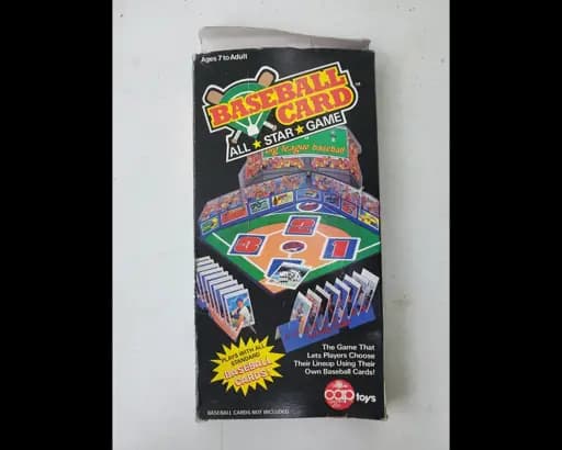 Cap Toys Baseball Card Game