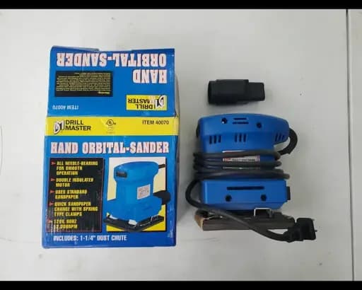 Drill Master item 40070 sander