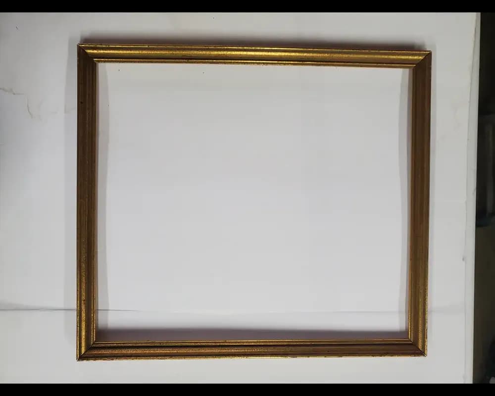 Vintage ornate gold picture frame