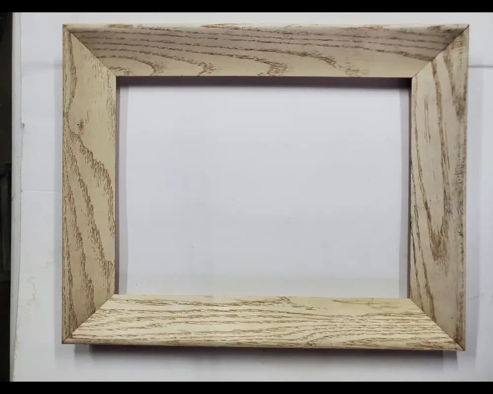 Light oak wood picture frame
