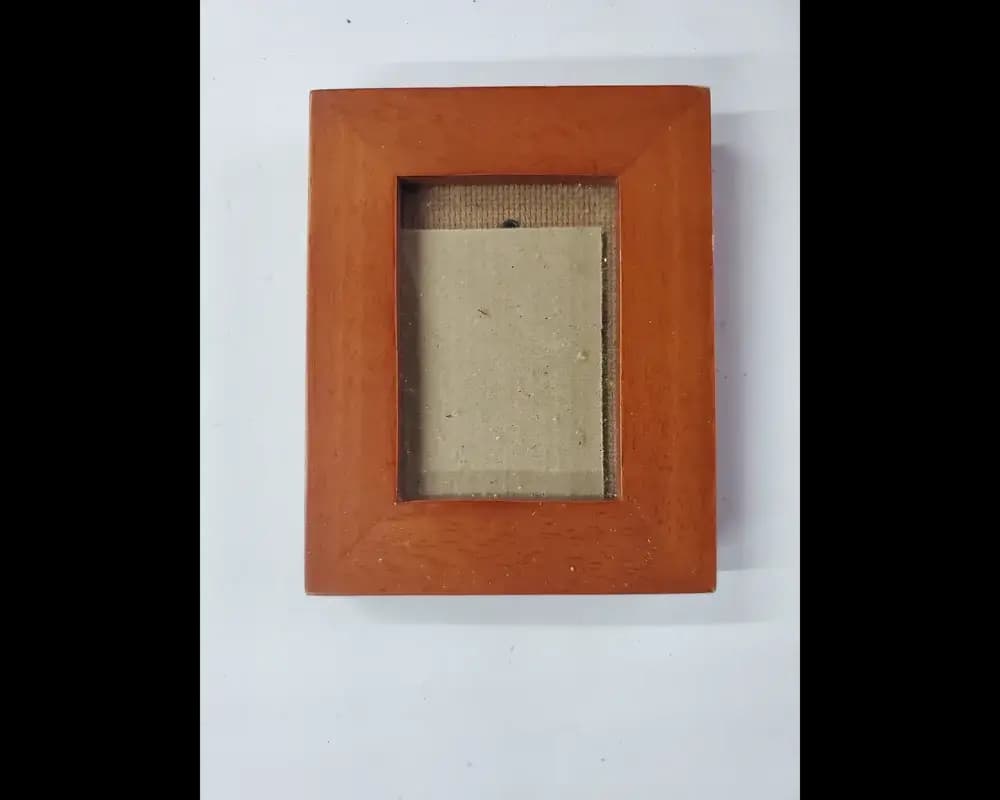 Vintage small wooden photo frame